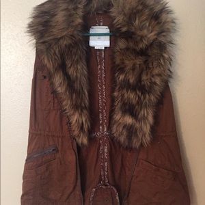 Anthropologie Fur Vest